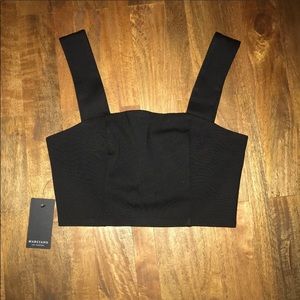 Marciano Black Crop Top